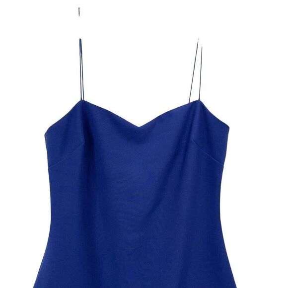 Likely Verona ruffle mini sheath Dress‎ Size 2 Blueprint blue - Picture 3 of 11